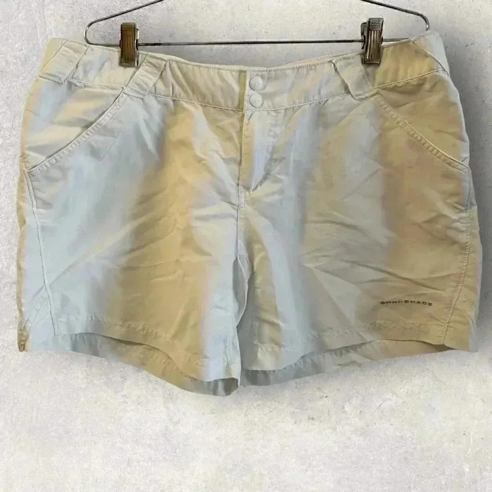 Columbia Women's White Coral Point II PFG Omni-Shade Shorts, Size XL - Picture 5 of 15